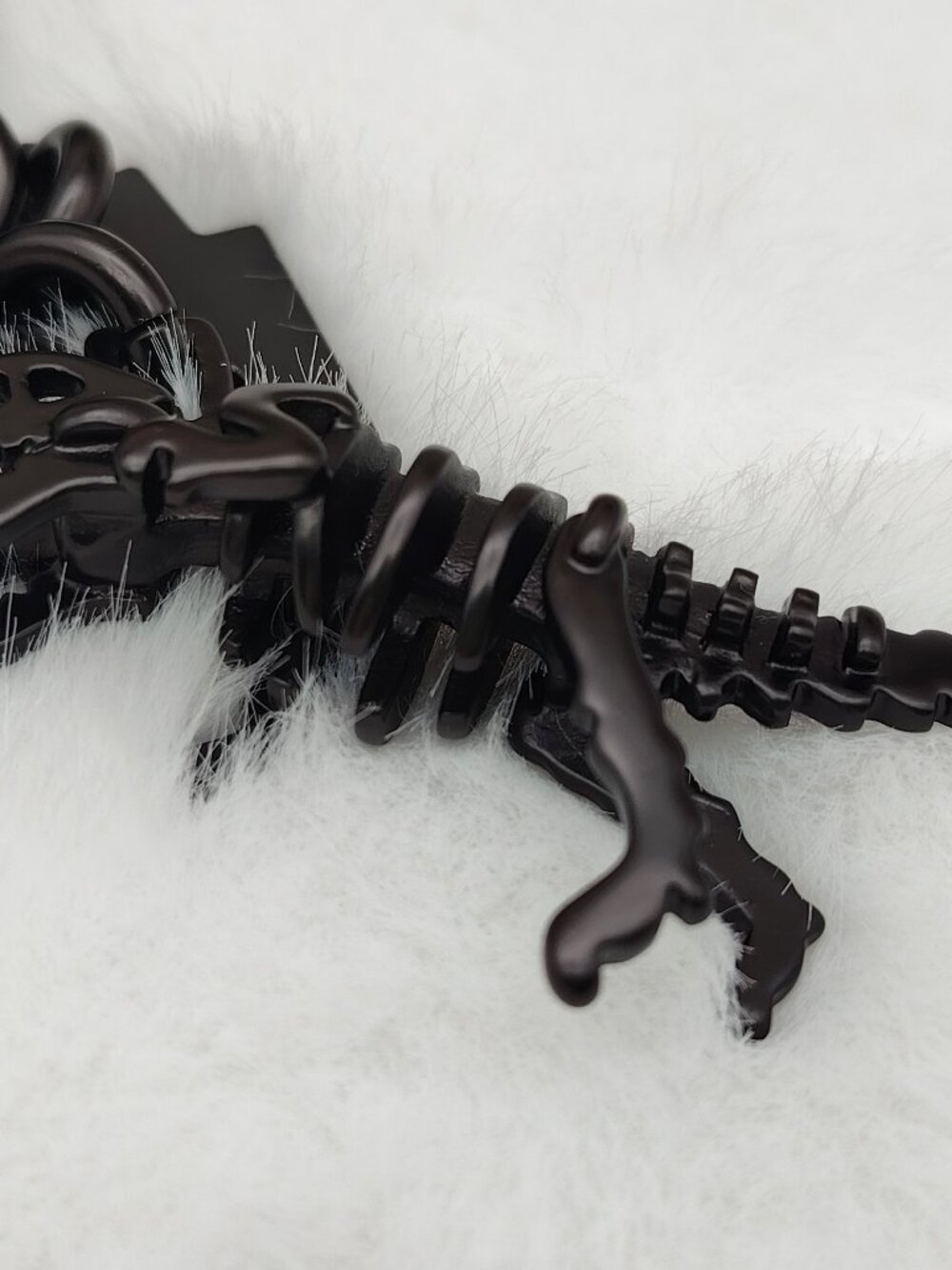 Coach Black Rexy Skeleton Bag Charm Keychain Coach Bag Accessories - Picture 4 of 9